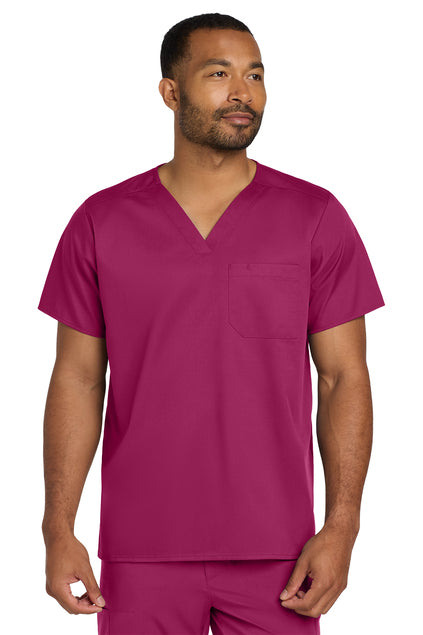 Unisex WorkFlex Chest Pocket V-Neck Top