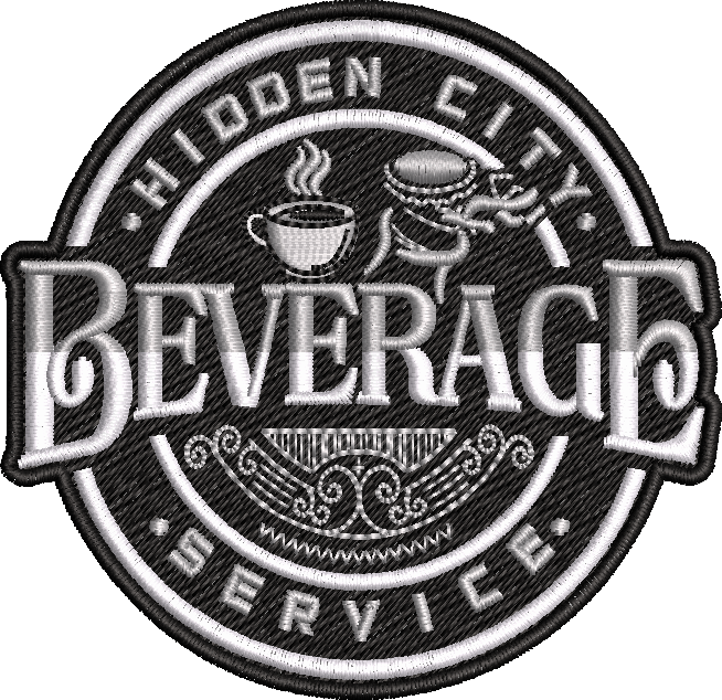 Hidden Beverage Embroidery under 4"