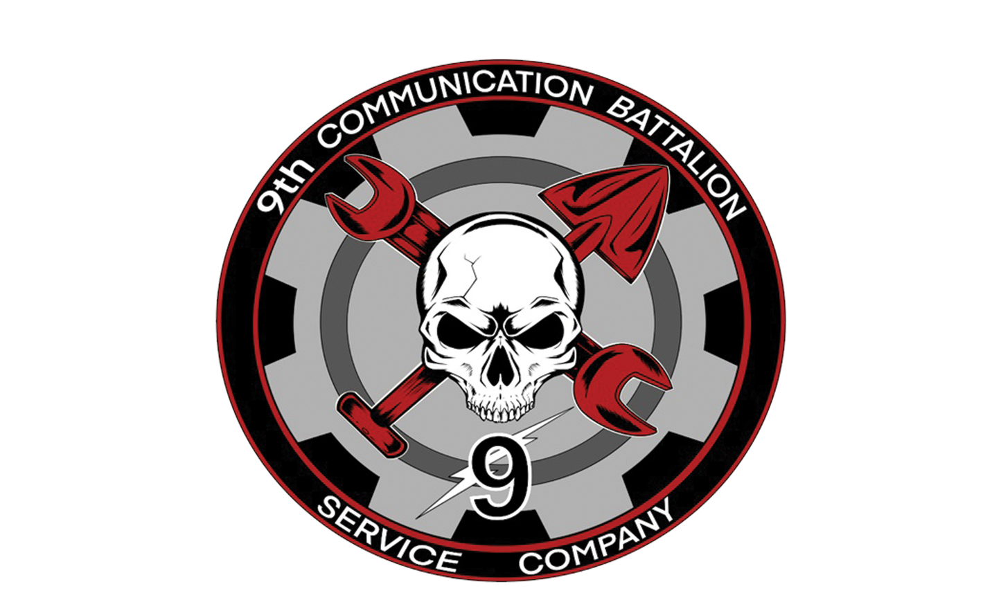 Service Company 9th Comm Decals UV (Cup Not Included)