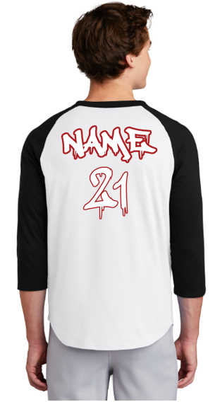 Customizable Adult and Youth Sport-Tek 100% Cotton Raglan T-Shirt