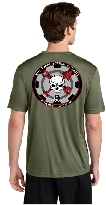 Service Company 9th Comm Sport Tex Short Sleeve Shirt