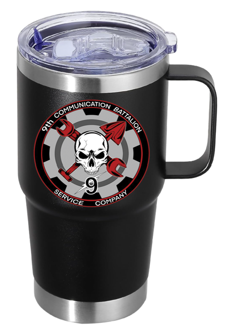 Service Company 9th Comm 20oz Tumbler w/Logo (Cup Included)