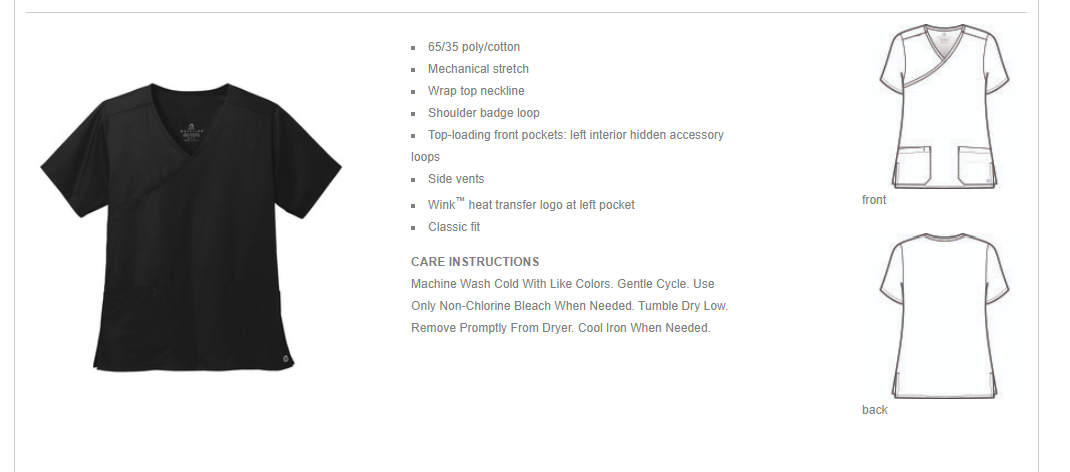 Women's WorkFlex Mock Wrap Top