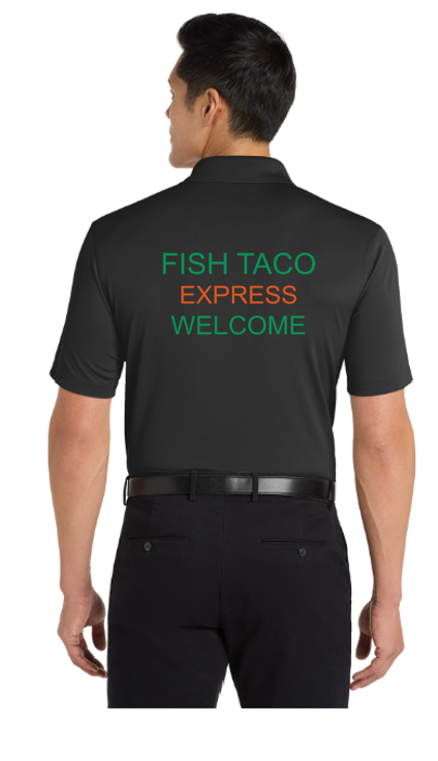 Fish Tacos Male UV Polo's