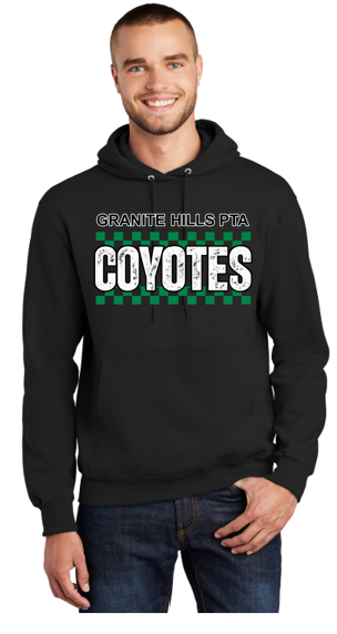 Coyotes V4 Adult Pullover Hooded Sweatshirt