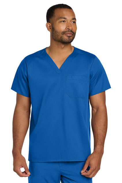 Unisex WorkFlex Chest Pocket V-Neck Top