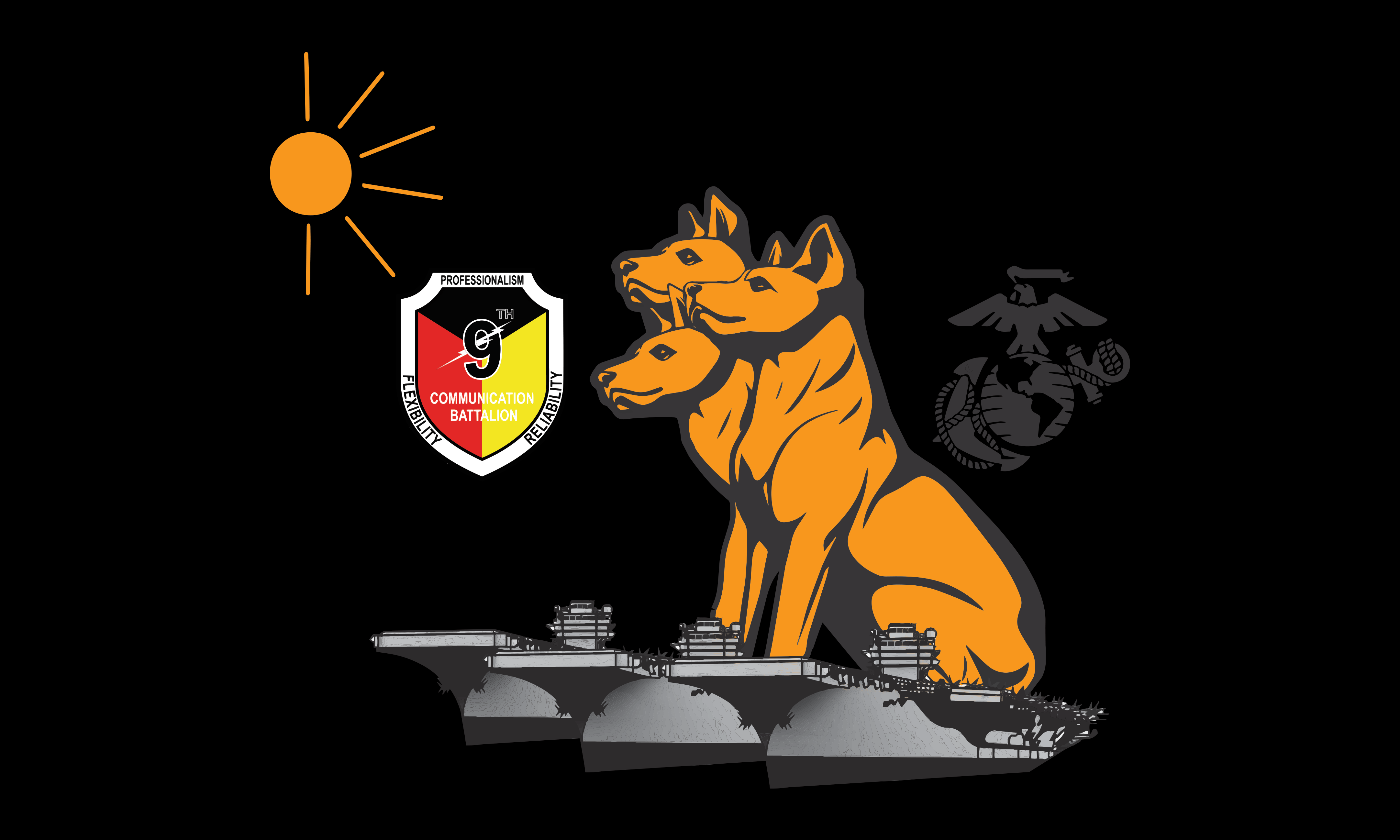 9th Comm Flags – Nuclear Fuel Apparel/ Dos Manos Apparel LLC