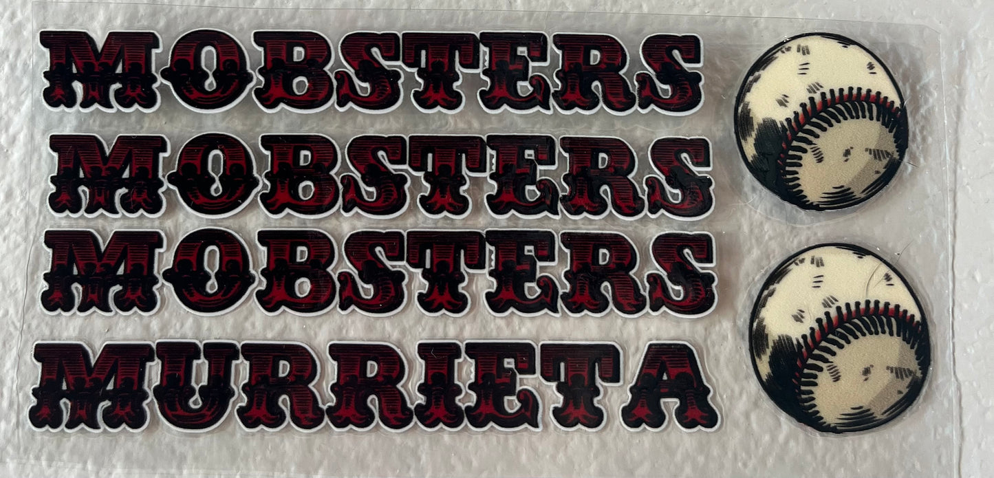 UV Decal Stickers (Murrieta Mobsters)