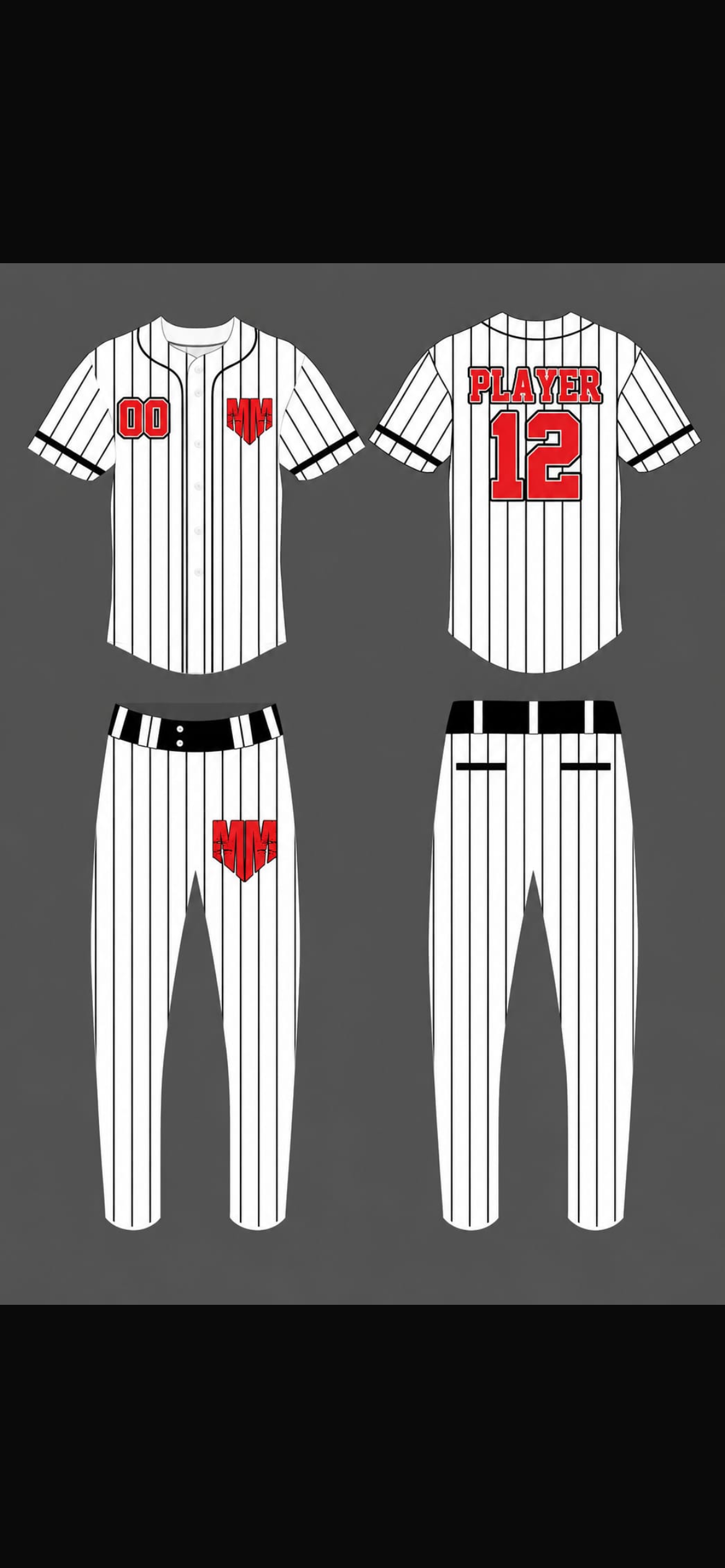 Murrieta Mobsters Packet (1 Player/Coach Jersey and Pant, 1 Hat, 1x UV Decal)