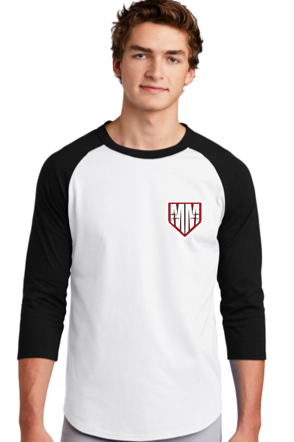 Adult and Youth Sport-Tek 100% Cotton Raglan T-Shirt