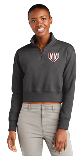 1/2-Zip Cropped Fleece Women's