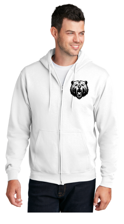Bruisin Bears Fleece Full-Zip Hooded Sweatshirt