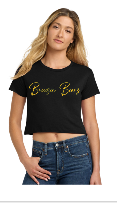Bruisin Bears Women’s Festival Cali Crop Tee