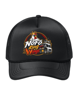 NOFO King Wings Flat Bill Snapback Trucker Cap