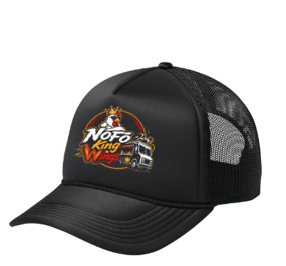 NOFO King Wings Flat Bill Snapback Trucker Cap
