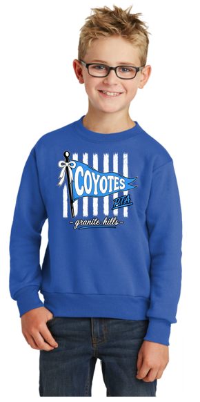 Coyotes Youth Heavy Blend Crewneck Sweatshirt