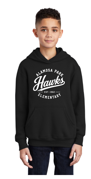 Alamosa Hawks Youth Pullover Hooded Sweatshirt