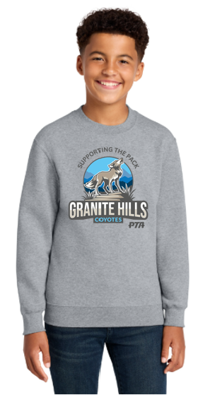 Coyotes V2 Youth Heavy Blend Crewneck Sweatshirt