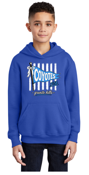 Coyotes V2 Youth Pullover Hooded Sweatshirt