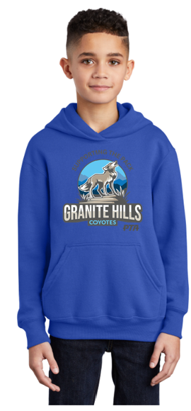 Coyotes V3 Youth Pullover Hooded Sweatshirt
