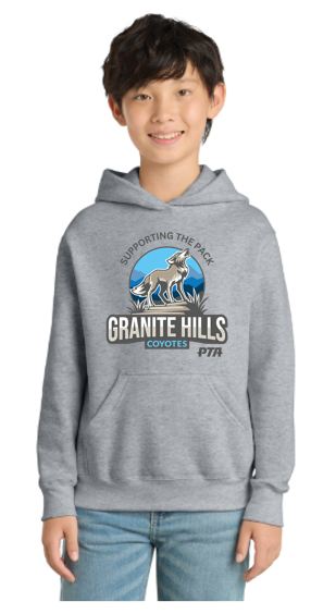 Coyotes V3 Youth Pullover Hooded Sweatshirt