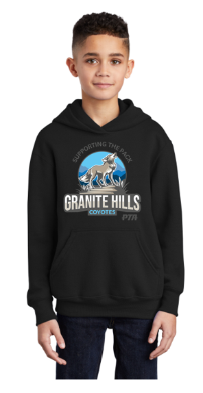 Coyotes V3 Youth Pullover Hooded Sweatshirt