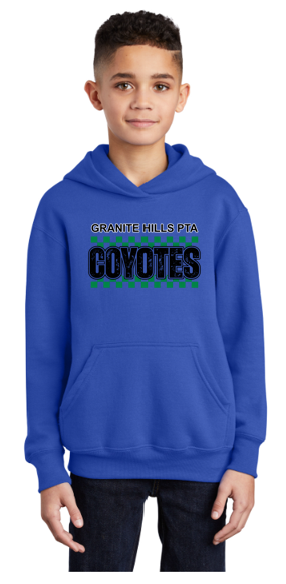 Coyotes V4 Youth Pullover Hooded Sweatshirt