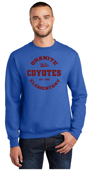 Coyotes V2 Adult Heavy Blend Crewneck Sweatshirt