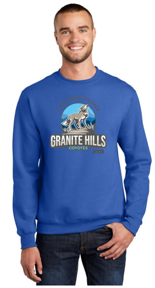Coyotes V3 Adult Heavy Blend Crewneck Sweatshirt