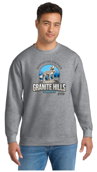 Coyotes V3 Adult Heavy Blend Crewneck Sweatshirt