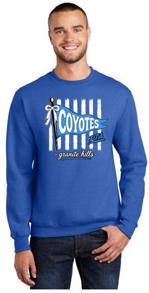 Coyotes V4 Adult Heavy Blend Crewneck Sweatshirt