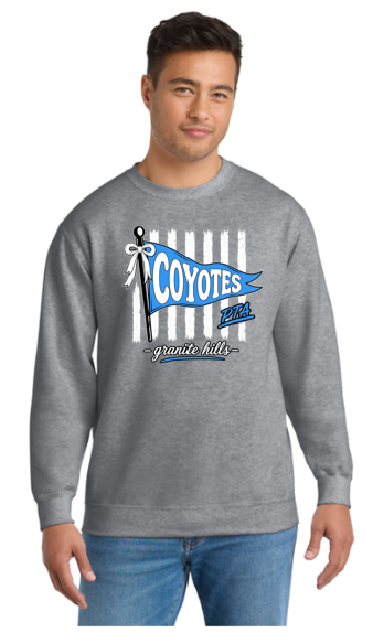 Coyotes V4 Adult Heavy Blend Crewneck Sweatshirt