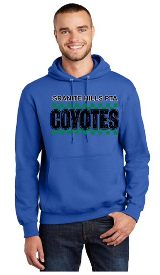 Coyotes V4 Adult Pullover Hooded Sweatshirt