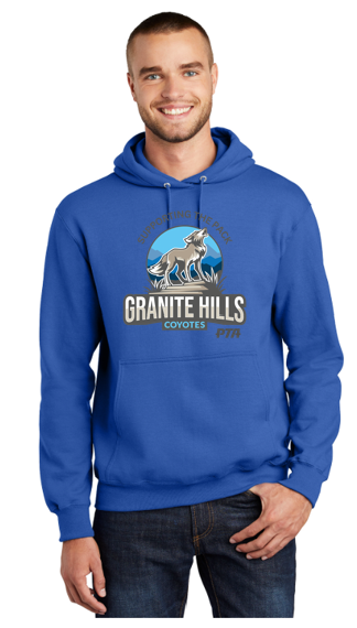 Coyotes V2 Adult Pullover Hooded Sweatshirt