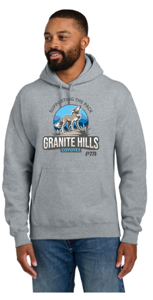 Coyotes V2 Adult Pullover Hooded Sweatshirt