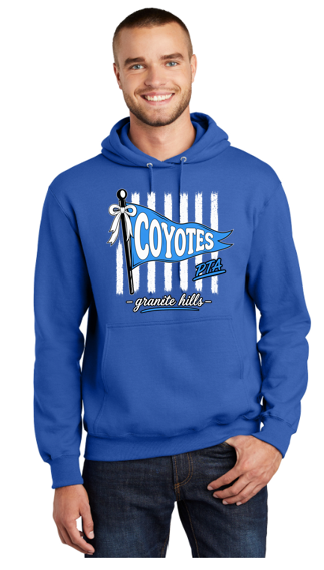 Coyotes Adult Pullover Hooded Sweatshirt