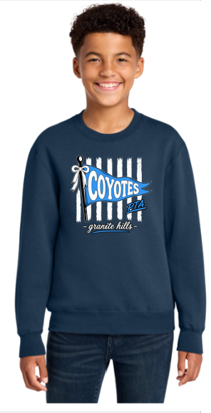 Coyotes Youth Heavy Blend Crewneck Sweatshirt