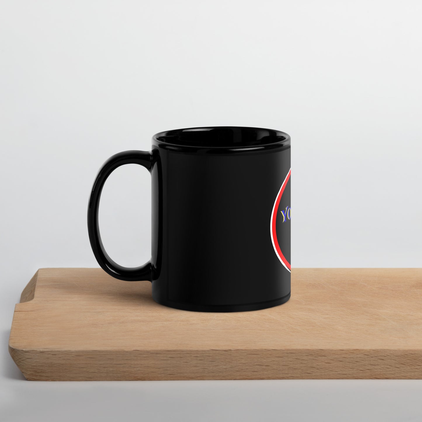 Custom Black Glossy Mug