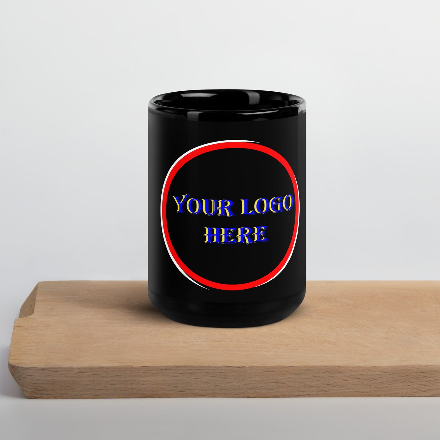 Custom Black Glossy Mug