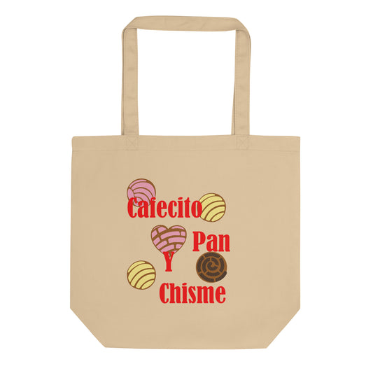 Cafecito, Pan, y Chisme  Tote Bag