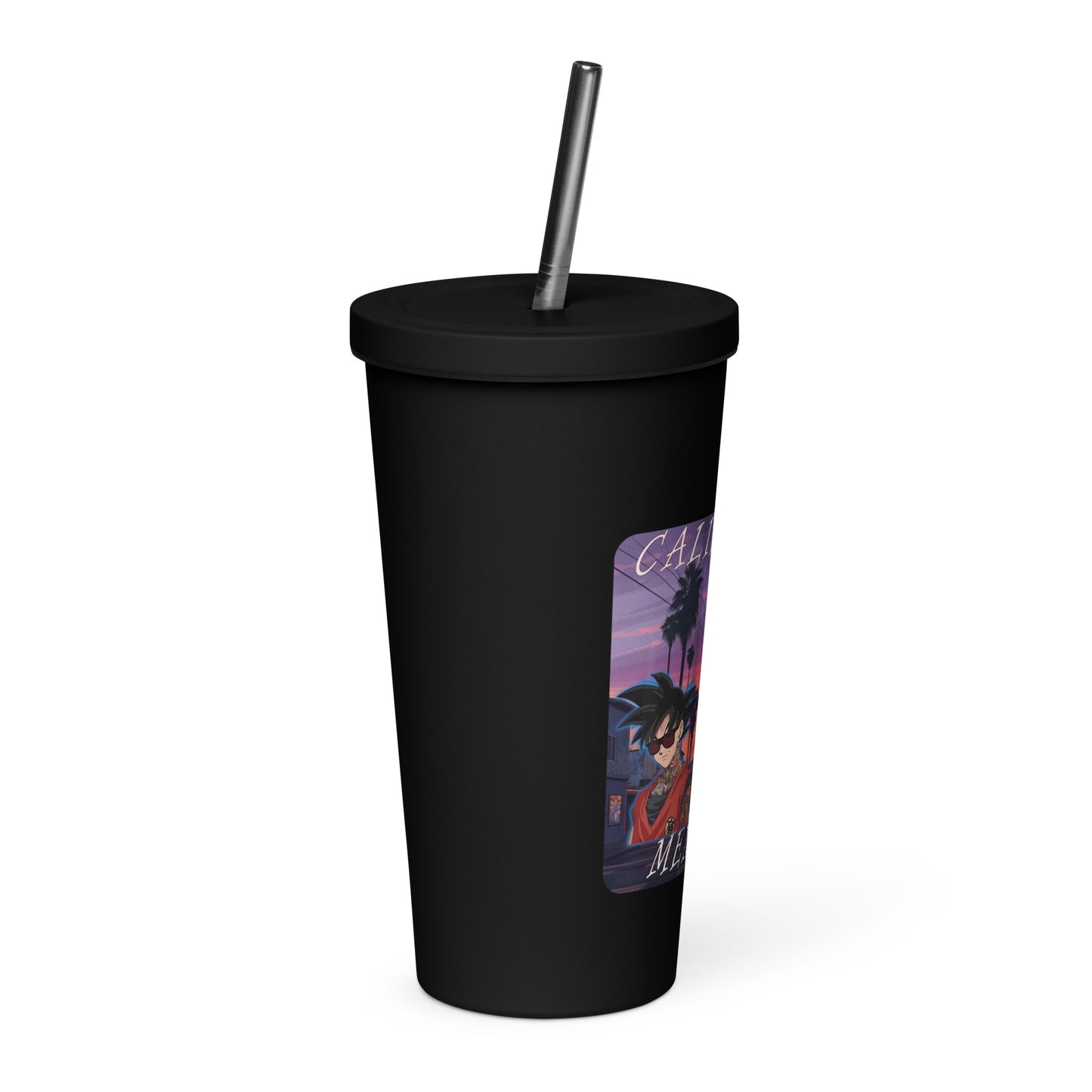 Menifee Insulated tumbler with a straw