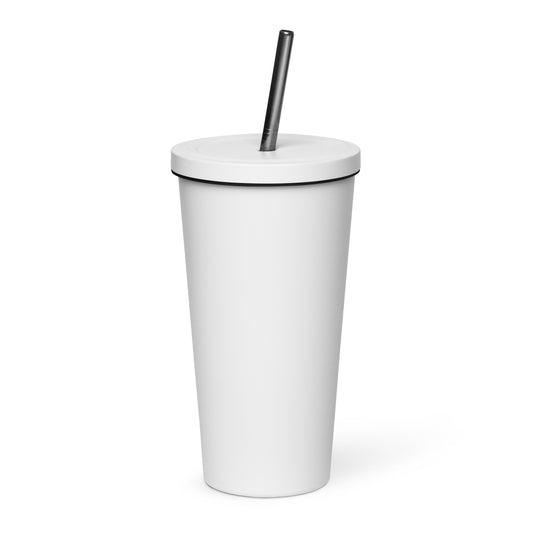 Menifee Insulated tumbler with a straw