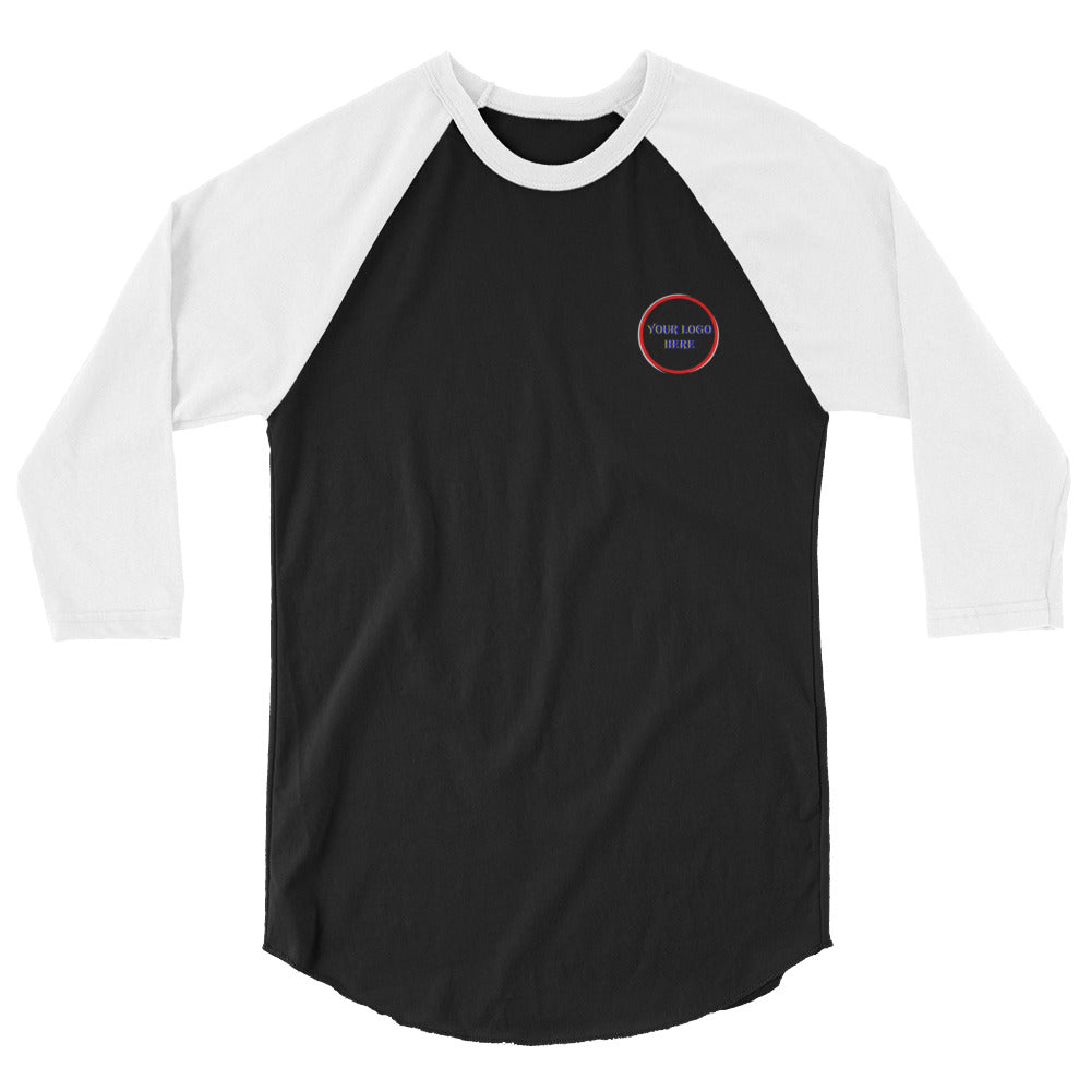 Custom 3/4 sleeve raglan shirt