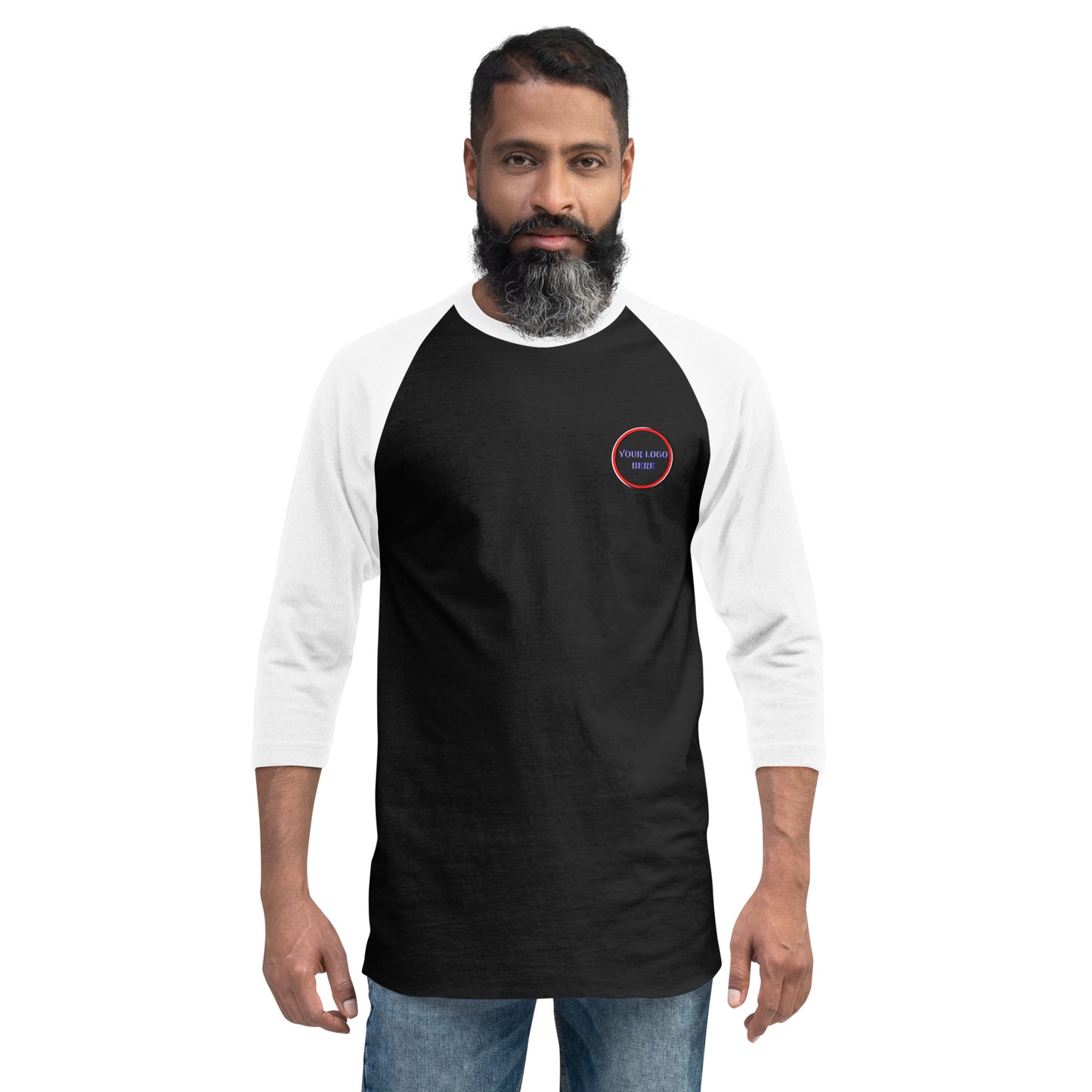 Custom 3/4 sleeve raglan shirt