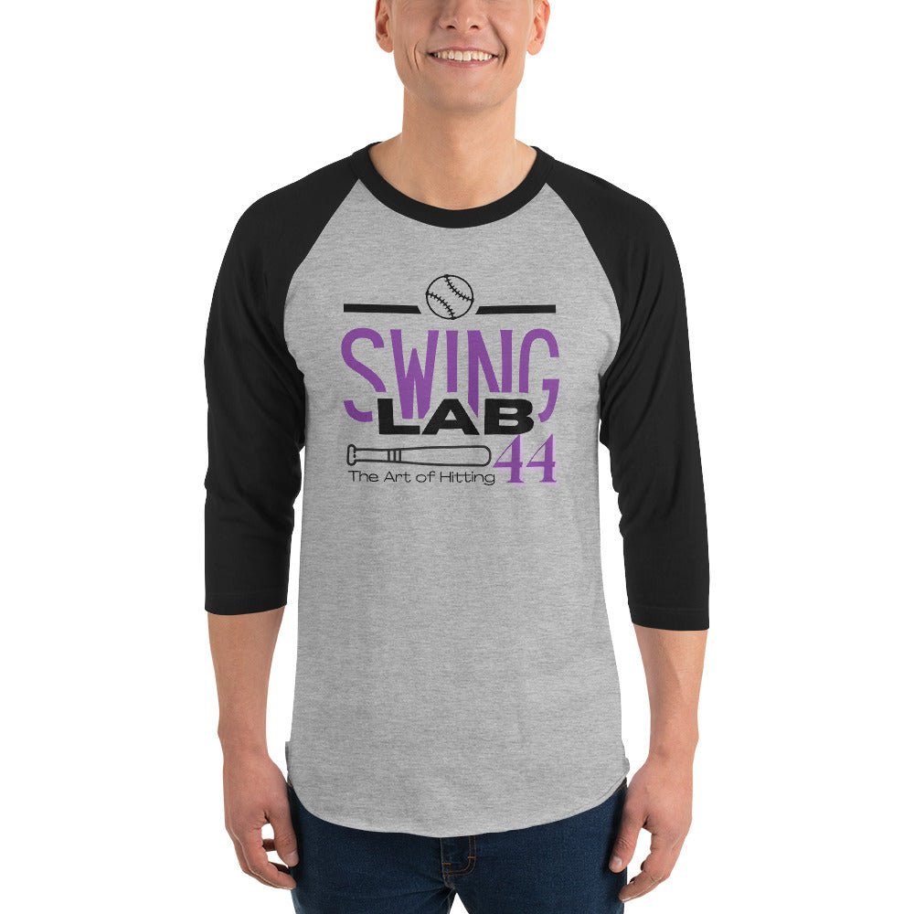 Swing lab prototype 3/4 sleeve raglan shirt