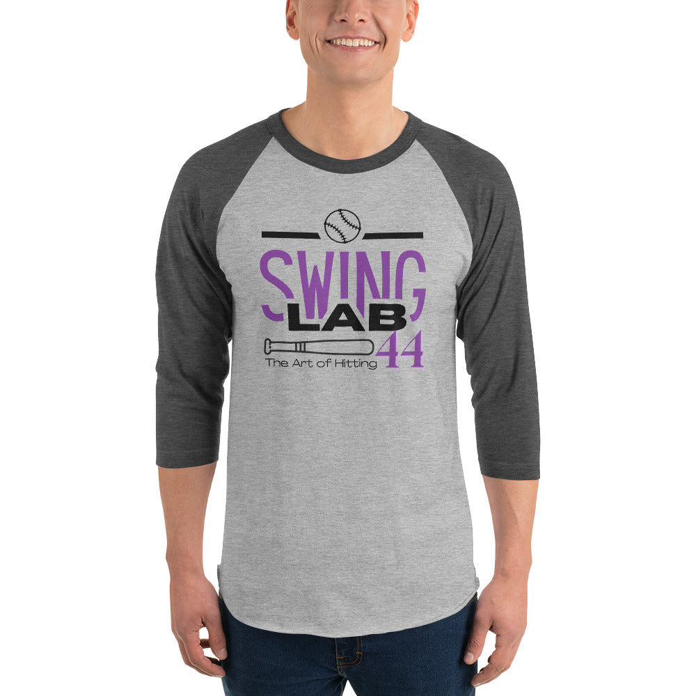 Swing lab prototype 3/4 sleeve raglan shirt