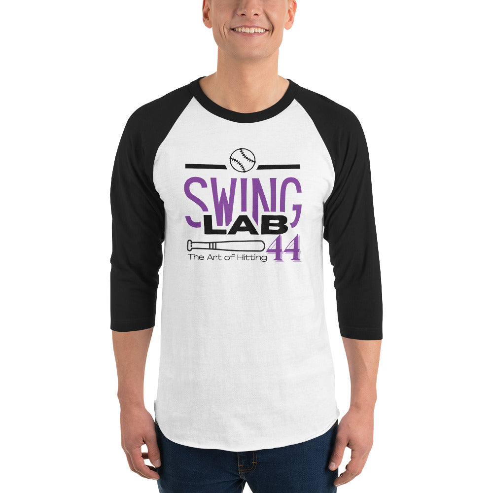 Swing lab prototype 3/4 sleeve raglan shirt