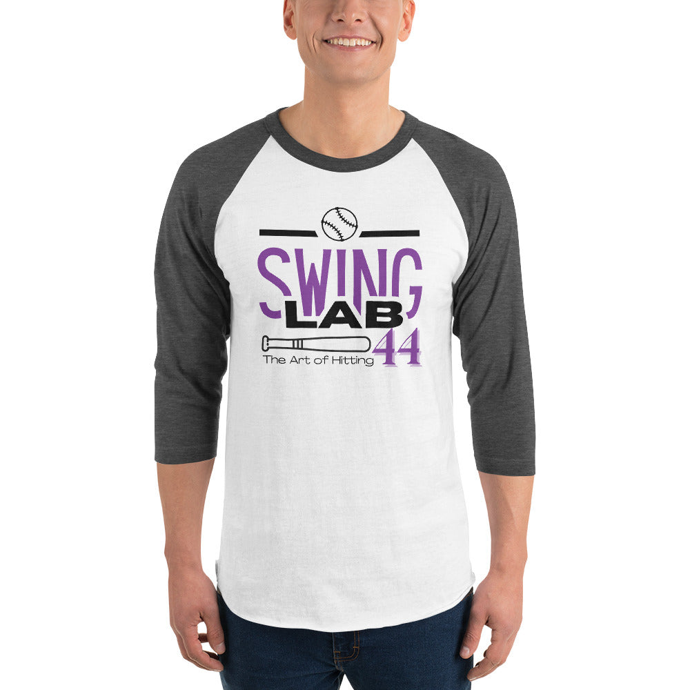 Swing lab prototype 3/4 sleeve raglan shirt