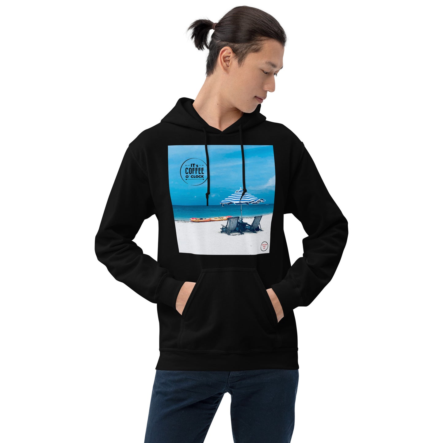 Coffee at the Beach Unisex Hoodie