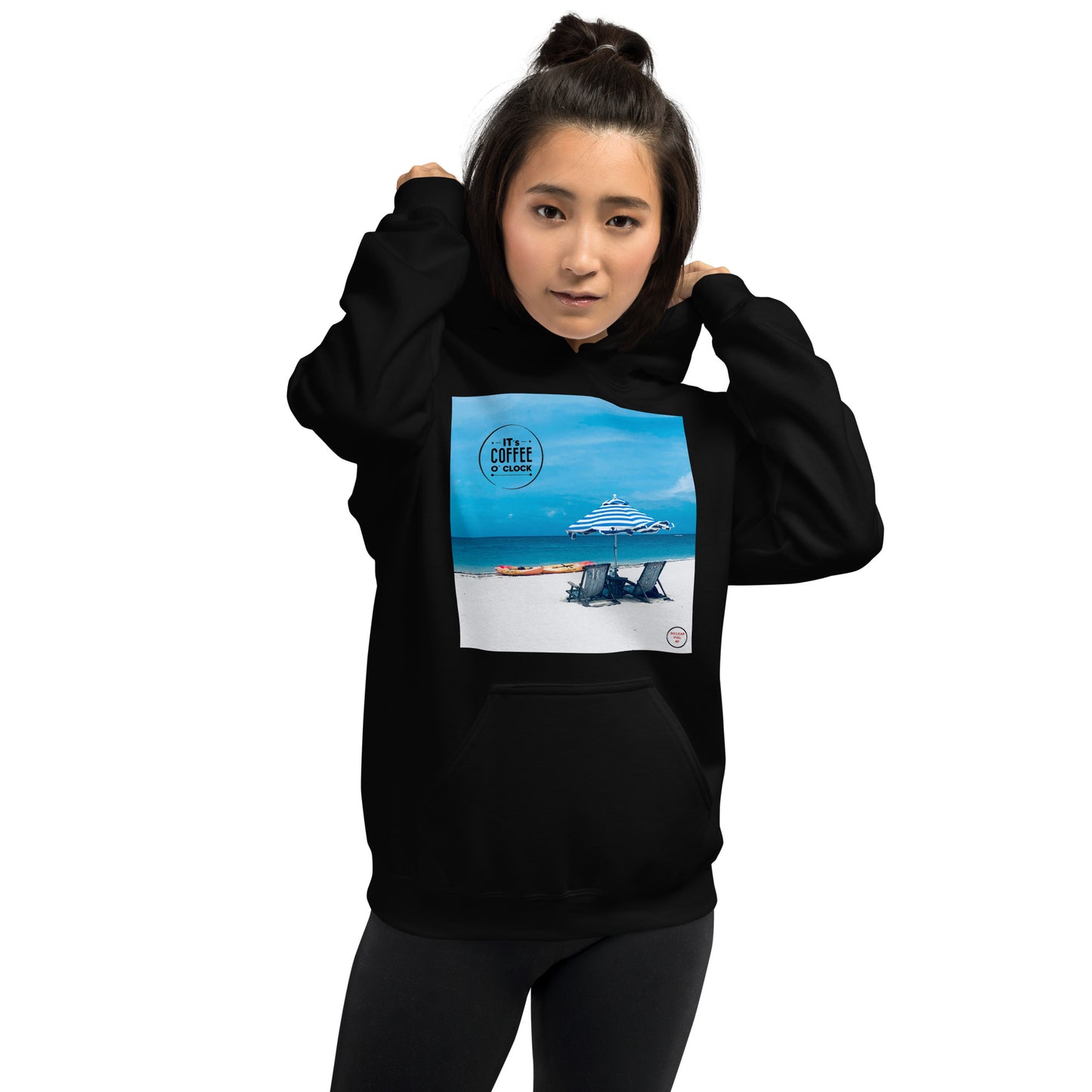 Coffee at the Beach Unisex Hoodie